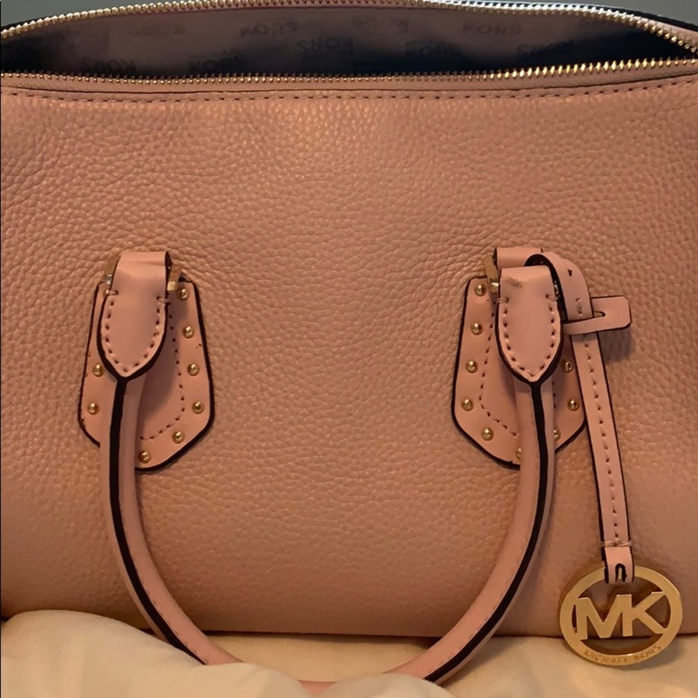Michael Kors leather satchel in color Blossom